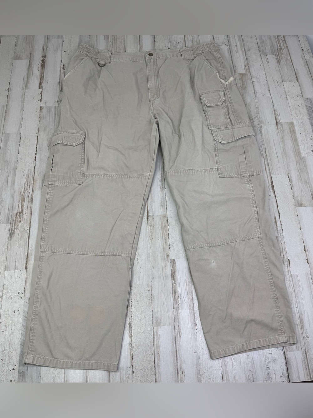 5.11 Tactical Men's 42x30 Beige Canvas Solid Cargo Tactical Pants Regular